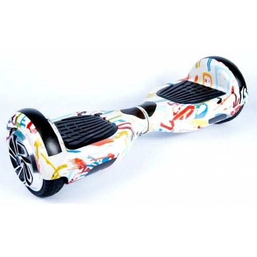 Гироскутер Smart Balance 6,5 Граффити Белый Самобаланс Музыка original Гироскутер Smart Balance 6,5 Граффити Белый Самобаланс Музыка original